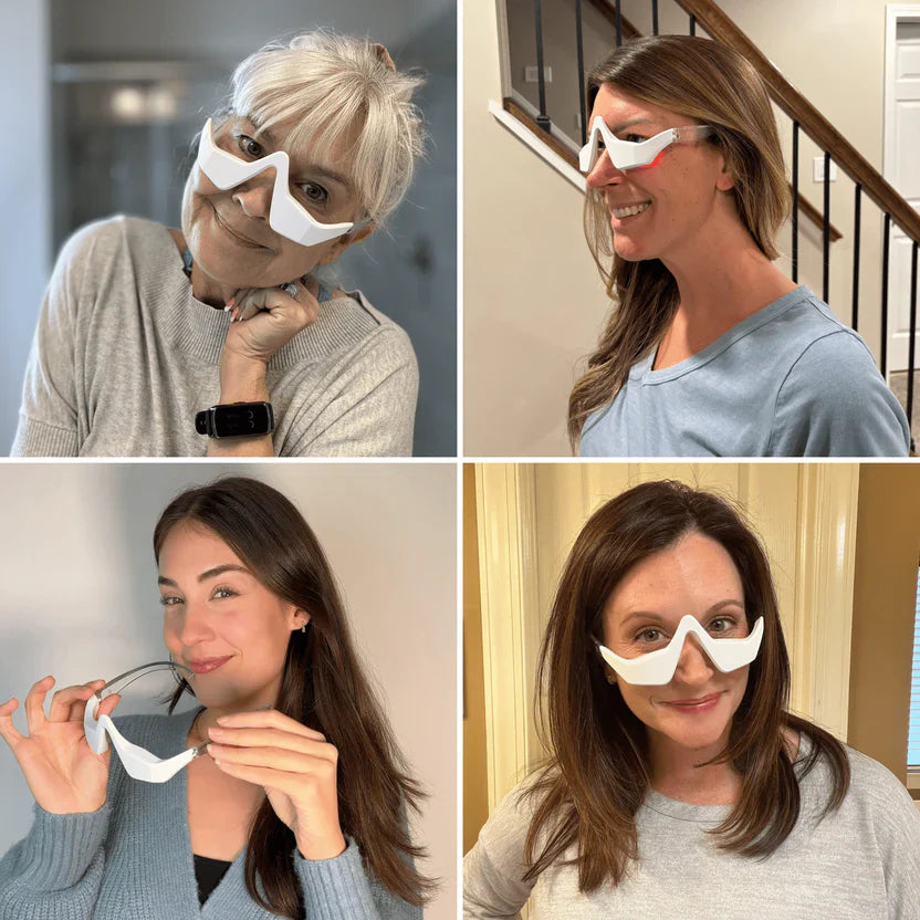 RevitalEyes™ Terapia de luz roja 2 en 1 + EMS para eliminar las bolsas de los ojos
